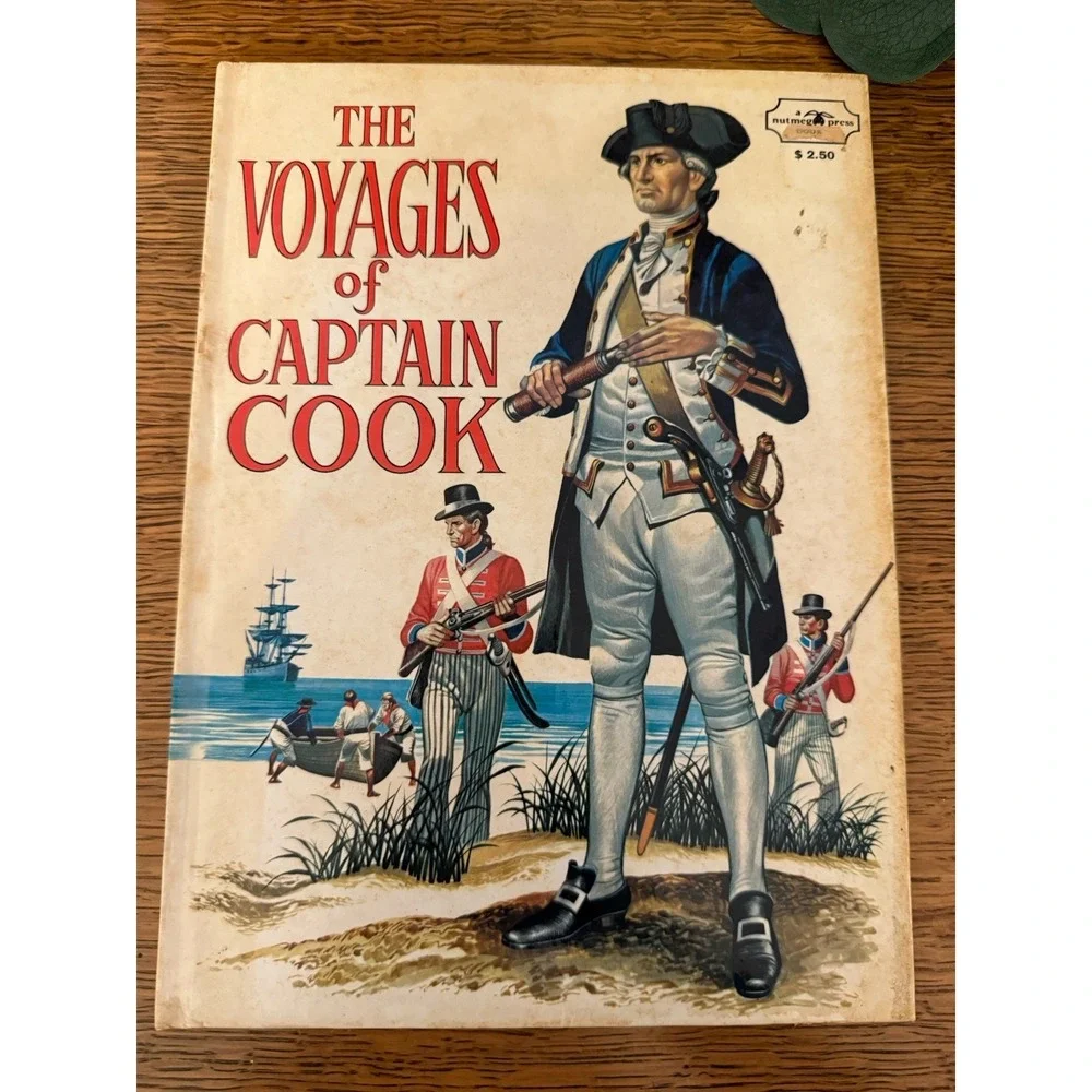 The Voyages of Captain Cook 1971‎ Nutmeg Press Illustrated Vintage History Book